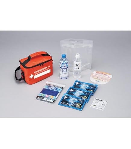 熱中症応急処置キット 楽天市場】熱中症処置応急セット ラージ n25-87【熱中症】【経口